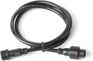 5PCS 9.84ft 3meter 3 Pin 0.75mm²/18AWG IP65 Extension Cable Wire with Male and Female Connectors at Both Ends for WS2811 WS2812B SK6812 FCOB CCT etc LED Strip 22mm nut Big Size 5PCS 9.84ft 3meter 3 Pin 0.75mm²/18AWG IP65 Extension Cable Wire with Male and Female Connectors at Both Ends for WS2811 WS2812B SK6812 FCOB CCT etc LED Strip 22mm nut Big Size