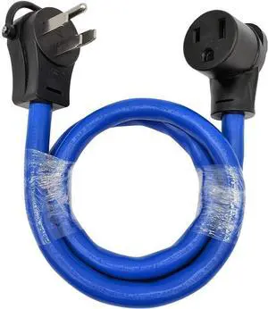 Parkworld 691883B RV 50A Plug 14-50P to 6-50R Welder 50A Receptacle 40AMP Adapter Cord (5FT) Parkworld 691883B RV 50A Plug 14-50P to 6-50R Welder 50A Receptacle 40AMP Adapter Cord (5FT)