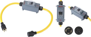 NEMA L14-30P to L14-30R 4 Feet Hydraulic Magnetic ON Off Switch Current Protector 120V/240V 30 Amp 4 Prong Twist Lock Male Plug to 4 Prong Female Outlet Receptacle Extension Cable Power Cord Adapter NEMA L14-30P to L14-30R 4 Feet Hydraulic Magnetic ON Off Switch Current Protector 120V/240V 30 Amp 4 Prong Twist Lock Male Plug to 4 Prong Female Outlet Receptacle Extension Cable Power Cord Adapter