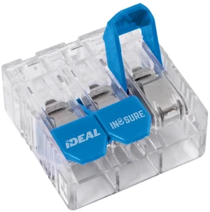 Ideal Electrical in-Sure Lever Wire Connector,10 AWG, 3-Port (30-10L33), Box of 75Compact Releasable Connectors for Solid and Stranded Wires Ideal Electrical in-Sure Lever Wire Connector,10 AWG, 3-Port (30-10L33), Box of 75Compact Releasable Connectors for Solid and Stranded Wires