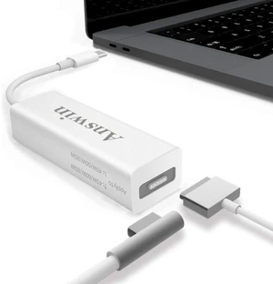 Compatible for MagSafe to USB C Adapter, USB C to MagSafe 1 & 2 Charging Connector Adapter Compatible for iPhone 15, MacBook, MacBook Air, MacBook Pro 13'', iPad with USB Type-C Compatible for MagSafe to USB C Adapter, USB C to MagSafe 1 & 2 Charging Connector Adapter Compatible for iPhone 15, MacBook, MacBook Air, MacBook Pro 13'', iPad with USB Type-C