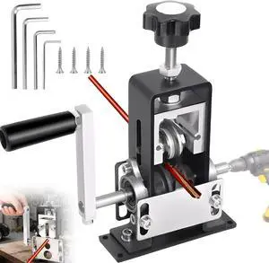 Manual Wire Stripper, 0.04"-1" Copper Stripper, Hand Crank & Drill Powered | Portable Aluminum Alloy Wire Peeling Tool, Suitable for Scrap Copper Recycling & Daily DIY Wire Stripping Jobs Manual Wire Stripper, 0.04"-1" Copper Stripper, Hand Crank & Drill Powered | Portable Aluminum Alloy Wire Peeling Tool, Suitable for Scrap Copper Recycling & Daily DIY Wire Stripping Jobs