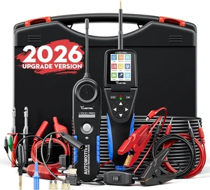 VDIAGTOOL V500 Pro Automotive Power Circuit Probe Tester with Breaker Finder, 9V-30V Auto Electrical Circuit Tester Kit, Multimeter/Oscilloscope/Relay/Injector Test, Open Short Finder, 20FT Cable VDIAGTOOL V500 Pro Automotive Power Circuit Probe Tester with Breaker Finder, 9V-30V Auto Electrical Circuit Tester Kit, Multimeter/Oscilloscope/Relay/Injector Test, Open Short Finder, 20FT Cable