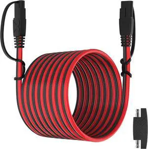 OYMSAE 25Feet SAE Extension Cable Quick Disconnect Connector 16AWG for Automotive, Solar Panel, Charging Adapter (25FT) OYMSAE 25Feet SAE Extension Cable Quick Disconnect Connector 16AWG for Automotive, Solar Panel, Charging Adapter (25FT)