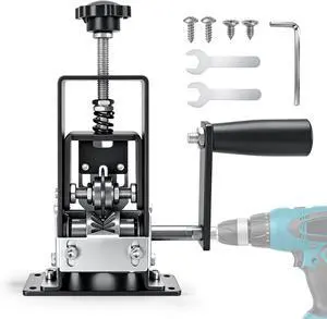 ANIRUDH Wire Stripper Machine Manual - Drill Powered & Hand Crank Automatic Peeling, 1-20mm Adjustable Scrap Copper Recycling Tool for Home & Industrial Use (Black, Large) ANIRUDH Wire Stripper Machine Manual - Drill Powered & Hand Crank Automatic Peeling, 1-20mm Adjustable Scrap Copper Recycling Tool for Home & Industrial Use (Black, Large)