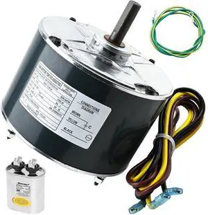 Condenser Motor Replaces Carrier # 5KCP39EGS070S, HC39GE237, 5KCP39EGY823S, Genteq GE3905, Dayton 6DLL0, Bryant Payne HC39GE234A etc AC/Air Conditioner, 1/4HP 1100 RPM with Capacitor, 3-Year Warranty Condenser Motor Replaces Carrier # 5KCP39EGS070S, HC39GE237, 5KCP39EGY823S, Genteq GE3905, Dayton 6DLL0, Bryant Payne HC39GE234A etc AC/Air Conditioner, 1/4HP 1100 RPM with Capacitor, 3-Year Warranty