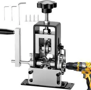Manual & Drill Powered Wire Stripping Machine for 0.06-1 Inch Gauge, Copper Wire Stripper with Stainless Steel Blade, Adjustable Scrap Wire Stripping Tool for Copper Recycling Manual & Drill Powered Wire Stripping Machine for 0.06-1 Inch Gauge, Copper Wire Stripper with Stainless Steel Blade, Adjustable Scrap Wire Stripping Tool for Copper Recycling