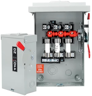 3P 60Amp 110/240V 3 Wire Fusible Heavy Duty Safety SwitchesAc Disconnect Switches BoxQuick Disconnect Safety SwitchEquipped with Fuses 3P 60Amp 110/240V 3 Wire Fusible Heavy Duty Safety SwitchesAc Disconnect Switches BoxQuick Disconnect Safety SwitchEquipped with Fuses