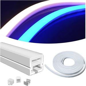 196inch Silicone LED Diffuser Channel, Flexible LED Diffuser Waterproof LED Strip Lights Tube Silicone Cover for 10mm Led Strip Lights (16 x 16mm) 196inch Silicone LED Diffuser Channel, Flexible LED Diffuser Waterproof LED Strip Lights Tube Silicone Cover for 10mm Led Strip Lights (16 x 16mm)