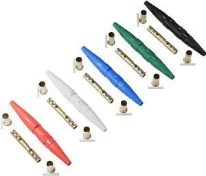 (5Pack) CLS40 400A Cam Lock Power ConnectorCamlock Wire Set with 5 Male & Female for Power Distro Cord, 2/0-4/0 Cam-Lock Cable, 600V Camlocks Connectors for Stage Entertainment/Industrial, 5 Colors (5Pack) CLS40 400A Cam Lock Power ConnectorCamlock Wire Set with 5 Male & Female for Power Distro Cord, 2/0-4/0 Cam-Lock Cable, 600V Camlocks Connectors for Stage Entertainment/Industrial, 5 Colors