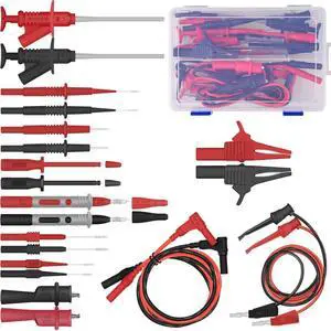 Multimeter Test Lead Kits, Replaceable Digital Multimeter Accessories, Electronic Professional Test Lead Probe Alligator Clips Multimeter Test Lead Kits, Replaceable Digital Multimeter Accessories, Electronic Professional Test Lead Probe Alligator Clips