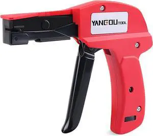 Yangoutool Ergonomic Cable Tie Gun: Hand-Operated Zip Tie Tool with 1-3 Adjustable Tension Settings, Efficient Fastening and Cutting Yangoutool Ergonomic Cable Tie Gun: Hand-Operated Zip Tie Tool with 1-3 Adjustable Tension Settings, Efficient Fastening and Cutting