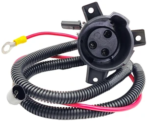 103375501 102510201 Golf Cart 48 Volt Charger DC Receptacle Port with Socket Charge Receptacle Trim Fits 2004-UP Club Car Precedent Electric 102516901 103375501 102510201 Golf Cart 48 Volt Charger DC Receptacle Port with Socket Charge Receptacle Trim Fits 2004-UP Club Car Precedent Electric 102516901