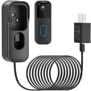 2in1 Charging Cable with Adapter & No Drill Adhesive Doorbell Mount for Blink Video Doorbell (2nd Gen)-2025 Release, Doorbell Transformer with 16.4ft Weatherproof Power Cord for Blink Doorbell Camera 2in1 Charging Cable with Adapter & No Drill Adhesive Doorbell Mount for Blink Video Doorbell (2nd Gen)-2025 Release, Doorbell Transformer with 16.4ft Weatherproof Power Cord for Blink Doorbell Camera