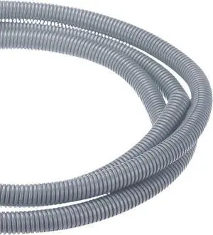DMiotech 100ft Wire Loom Split Tubing 1/2 Inch(12.7mm) ID, Cord Protectors from Pet Flexible Conduit Cable Management for Office Home Garden, Gray DMiotech 100ft Wire Loom Split Tubing 1/2 Inch(12.7mm) ID, Cord Protectors from Pet Flexible Conduit Cable Management for Office Home Garden, Gray