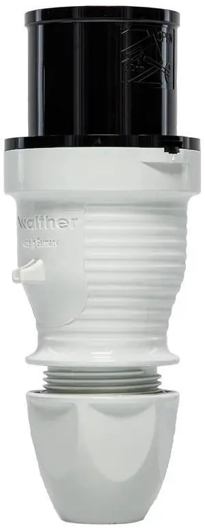 Walther Electric 230405 Pin and Sleeve Plug 30A 4 Wire 3ø 600 VAC 5Hr IP44 Splashproof - 430P5 Industrial Grade IEC (Black) Walther Electric 230405 Pin and Sleeve Plug 30A 4 Wire 3ø 600 VAC 5Hr IP44 Splashproof - 430P5 Industrial Grade IEC (Black)