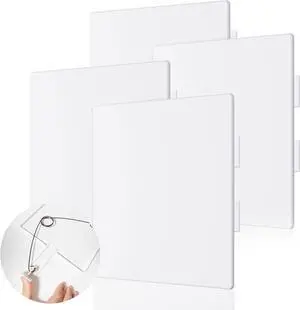 Morvat Adjustable Spring Access Panel 12"x12" Inches, for Drywall, Ceiling, Electrical, Plumbing Heavy-Duty & Easy Install, Wall Hole Cover Plate, White | Fits 7.5"x8.5" - 12"x12" Inches | (4-Pack) Morvat Adjustable Spring Access Panel 12"x12" Inches, for Drywall, Ceiling, Electrical, Plumbing Heavy-Duty & Easy Install, Wall Hole Cover Plate, White | Fits 7.5"x8.5" - 12"x12" Inches | (4-Pack)
