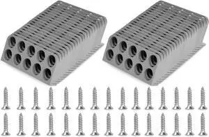 40Pack Cable Chase-Wire Bracket,Cable Support Wire Bracket Holder for NMB Electrical Cord Organized Management,Electrical Wire Dispenser with Screws,Labor Time Saving,1" with 10-Hole Design 40Pack Cable Chase-Wire Bracket,Cable Support Wire Bracket Holder for NMB Electrical Cord Organized Management,Electrical Wire Dispenser with Screws,Labor Time Saving,1" with 10-Hole Design