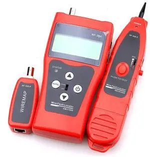 NF-308 Network Telephone Audio Cable Length Tester Remote Identifier LAN Tracker Wire Tester Cable Locator RJ45 BNC RJ11 NF-308 Network Telephone Audio Cable Length Tester Remote Identifier LAN Tracker Wire Tester Cable Locator RJ45 BNC RJ11