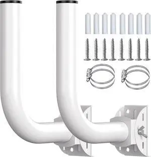 Pole Mount Bracket for Wireless Bridge Point to Point, TP - Link Mounting Bracket for Outdoor Access Point Mounting Pole, and Universal Antenna Wall Mount Bracket (2 Pack) Pole Mount Bracket for Wireless Bridge Point to Point, TP - Link Mounting Bracket for Outdoor Access Point Mounting Pole, and Universal Antenna Wall Mount Bracket (2 Pack)