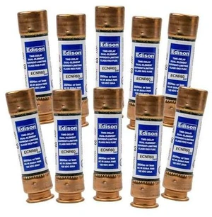 ECNR60 - Box of 10 Edison Time Delay Fuse - 60 Amp 250V - RK5 Dual Element ECNR60 - Box of 10 Edison Time Delay Fuse - 60 Amp 250V - RK5 Dual Element