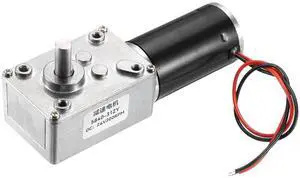 MECCANIXITY DC 24V 200 RPM Reversible Worm Geared Motor Reducer Motor 8mm D Shape Shaft High Torque Gear Box Reduction Electric Motor for Sweepers, Printers, Ovens MECCANIXITY DC 24V 200 RPM Reversible Worm Geared Motor Reducer Motor 8mm D Shape Shaft High Torque Gear Box Reduction Electric Motor for Sweepers, Printers, Ovens