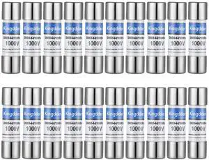 Kingdder Digital Multimeter Fuse DMM-44/100 440MA 1000V DMM Replacement Fast Acting Replacement Agent Fuse 10 x 35 mm, 3/8 Inch x 1-1/2 Inch(20 Pcs) Kingdder Digital Multimeter Fuse DMM-44/100 440MA 1000V DMM Replacement Fast Acting Replacement Agent Fuse 10 x 35 mm, 3/8 Inch x 1-1/2 Inch(20 Pcs)