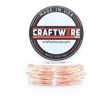 Solid Bare Copper Wire Round, Bright, Dead Soft, 108 Feet, 5OZ 20 Gauge (Choose 10 to 30 ga.) Solid Bare Copper Wire Round, Bright, Dead Soft, 108 Feet, 5OZ 20 Gauge (Choose 10 to 30 ga.)