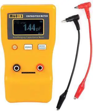 Semme M6013 Professional Capacitor Meter, High Precision LCD Digital Capacitance Tester with 128*64 LCD Display, Micro USB Power Semme M6013 Professional Capacitor Meter, High Precision LCD Digital Capacitance Tester with 128*64 LCD Display, Micro USB Power