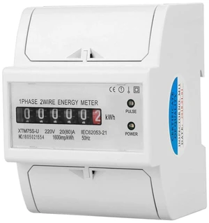 Meter 220v Digital 1-Phase 2 Wire 4p Din-Rail Electric Meter Electronic Kwh Meter(20(80)A)204v electric mains meter,electric meter for electric cars for lsndlords,electric meter,geo minim +ct energy m Meter 220v Digital 1-Phase 2 Wire 4p Din-Rail Electric Meter Electronic Kwh Meter(20(80)A)204v electric mains meter,electric meter for electric cars for lsndlords,electric meter,geo minim +ct energy m