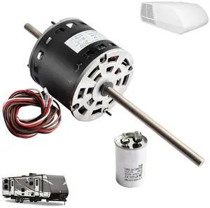 RV AC Air Conditioner Motor Compatible with Coleman Mach RV Condenser Fan Motor D1092 1/3HP 115V 1675RPM Replaces for 7184-0156,7184-0432,1468-306,1468-3069,7855MVA-A11U RV AC Air Conditioner Motor Compatible with Coleman Mach RV Condenser Fan Motor D1092 1/3HP 115V 1675RPM Replaces for 7184-0156,7184-0432,1468-306,1468-3069,7855MVA-A11U