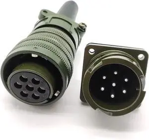 MS3106A20-15 MS3102A20-15 Male and Female 7Pin Connectors Bayonet Series MS3106A20-15 MS3102A20-15 Male and Female 7Pin Connectors Bayonet Series