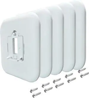 THP2400A1080 Large Cover Plate & Electrical Box Adaptor for T-Series Thermostats, White (4) THP2400A1080 Large Cover Plate & Electrical Box Adaptor for T-Series Thermostats, White (4)