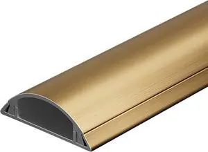 Cord Covers for Wires on Floor Self-Adhesive Cord Hider Wire Cover Curved for Walls and Floors in Homes and Offices Prevent Cable Trips(Gold,1.4x5cm/0.6x2in) Cord Covers for Wires on Floor Self-Adhesive Cord Hider Wire Cover Curved for Walls and Floors in Homes and Offices Prevent Cable Trips(Gold,1.4x5cm/0.6x2in)