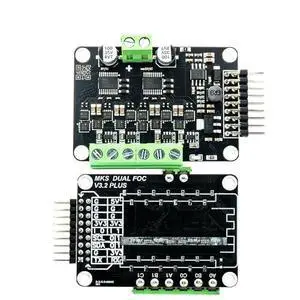 SimpleFOC Shield MKS Dual FOC V3.2 BLDC servo stepper motor driver brushless motor driver board ESP32 development card SimpleFOC Shield MKS Dual FOC V3.2 BLDC servo stepper motor driver brushless motor driver board ESP32 development card