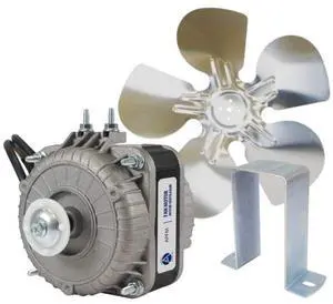 Appli Parts APFM-341E 34W Refrigeration Condenser and Evaporator Motor 115V 60Hz 1.5A 1450rpm Includes Base and 12in Aluminum Fan Blade CCW Shaft end Universal fit Appli Parts APFM-341E 34W Refrigeration Condenser and Evaporator Motor 115V 60Hz 1.5A 1450rpm Includes Base and 12in Aluminum Fan Blade CCW Shaft end Universal fit