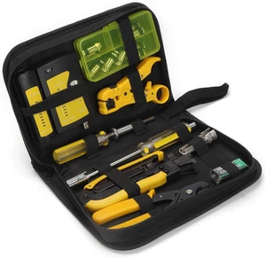 F Compression Tool Coax Cable Crimper Kit, Adjustable RG6 RG59 RG11 75-5 75-7 Coaxial Cable Stripper with F Compression Connectors Pack of 10 F Compression Tool Coax Cable Crimper Kit, Adjustable RG6 RG59 RG11 75-5 75-7 Coaxial Cable Stripper with F Compression Connectors Pack of 10