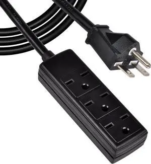 Power Strip, 14AWG NEMA 6-15P 10ft Long Power Extension Cord, Durable Power Extension Cable 240V, 3 Outlets Power Strip, 14AWG NEMA 6-15P 10ft Long Power Extension Cord, Durable Power Extension Cable 240V, 3 Outlets