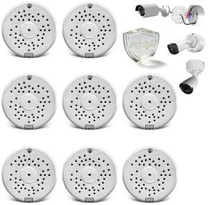 (2026 Updated) 8 Pack Security Camera Junction Box with Flip Cover Design, IP54 Waterproof ABS Cable Management Box, Hide Cables, Compact Wall & Ceiling Mount Enclosure for Bullet Cameras (2026 Updated) 8 Pack Security Camera Junction Box with Flip Cover Design, IP54 Waterproof ABS Cable Management Box, Hide Cables, Compact Wall & Ceiling Mount Enclosure for Bullet Cameras