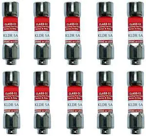 10-Pack New KLDR-5 KLDR-5A 600Vac Time Delay Fuse,KLDR 5A Class CC Cartridge Fuse 10-Pack New KLDR-5 KLDR-5A 600Vac Time Delay Fuse,KLDR 5A Class CC Cartridge Fuse