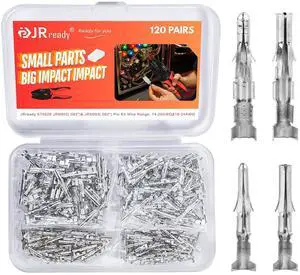 JRready 093 062 Pins Connector Kit Wire Pin Connectors Male Female Contacts 1190 1580 Series 14-20AWG 18-24AWG Crimp Terminals Pins Sockets for Molex Connectors 3.68mm 5.03mm Pitch 120 Pairs ST6526 JRready 093 062 Pins Connector Kit Wire Pin Connectors Male Female Contacts 1190 1580 Series 14-20AWG 18-24AWG Crimp Terminals Pins Sockets for Molex Connectors 3.68mm 5.03mm Pitch 120 Pairs ST6526