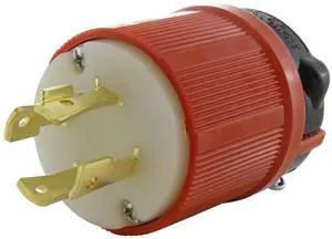 AC WORKS Super Durable Industrial Grade Locking Style Replacement Wiring Male Plug (L17-30 3-Phase 30A 600V) AC WORKS Super Durable Industrial Grade Locking Style Replacement Wiring Male Plug (L17-30 3-Phase 30A 600V)