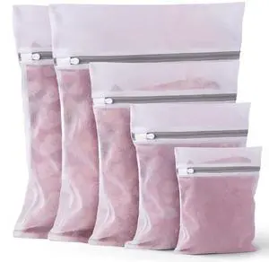 5Pcs Laundry Bags Mesh Wash Bags, Delicate Laundry Bags for Clothes, Hosiery, Underwear, Bed linen - 5 Size 5Pcs Laundry Bags Mesh Wash Bags, Delicate Laundry Bags for Clothes, Hosiery, Underwear, Bed linen - 5 Size