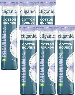 Premium Cotton Rounds for Face (600 Count) - Makeup Remover Pads, Hypoallergenic, Lint-Free | 100% Pure Premium Cotton Rounds for Face (600 Count) - Makeup Remover Pads, Hypoallergenic, Lint-Free | 100% Pure