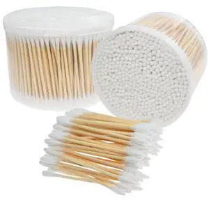 Cotton Swabs, 1000 Count Bamboo Sticks Cotton Swabs with Storage Box Cotton Buds with Wooden Handles For Ears Makeup or Nails Personal Care, One Pointed Tip Cotton Swabs, 1000 Count Bamboo Sticks Cotton Swabs with Storage Box Cotton Buds with Wooden Handles For Ears Makeup or Nails Personal Care, One Pointed Tip