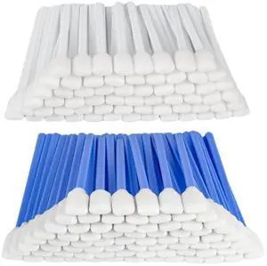(200 PCS) 5.11" Square Rectangle Foam Cleaning Swab Sticks(Two Color) (200 PCS) 5.11" Square Rectangle Foam Cleaning Swab Sticks(Two Color)