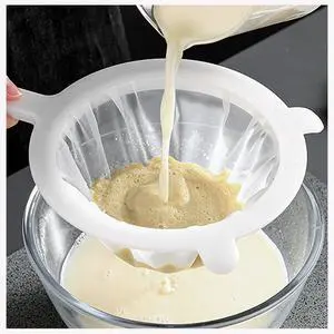 Kitchen Ultra-Fine Nylon Mesh Strainer Food Yogurt Mesh Sieve Plastic Mesh Colander with Handle Mini Brine Shrimp Separation Net for Filtering Juice Juice Milk Honey (400Mesh) Kitchen Ultra-Fine Nylon Mesh Strainer Food Yogurt Mesh Sieve Plastic Mesh Colander with Handle Mini Brine Shrimp Separation Net for Filtering Juice Juice Milk Honey (400Mesh)