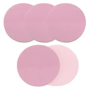 4 Pack Round Clear Sticky Notes 1.77inch Waterproof Self-Stick Book Tabs 200 Sheets PET Markers Sticky Notes Pad Index Sticker (Pink) 4 Pack Round Clear Sticky Notes 1.77inch Waterproof Self-Stick Book Tabs 200 Sheets PET Markers Sticky Notes Pad Index Sticker (Pink)