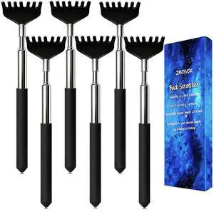 6 Pack Gift Box Set Retractable Back Scratchers (Black) 6 Pack Gift Box Set Retractable Back Scratchers (Black)