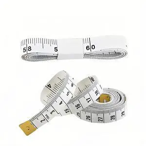 Soft Measuring Tape, 60 Inch/150 cm Double-Sided, Flexible Vinyl Body Measuring Tape for Sewing and Body Measurements, White 2-Pack Soft Measuring Tape, 60 Inch/150 cm Double-Sided, Flexible Vinyl Body Measuring Tape for Sewing and Body Measurements, White 2-Pack
